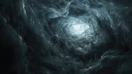 Wall Mural - characters: none, description: a vast, formless darkness, era: primordial, clothing: none, place: an