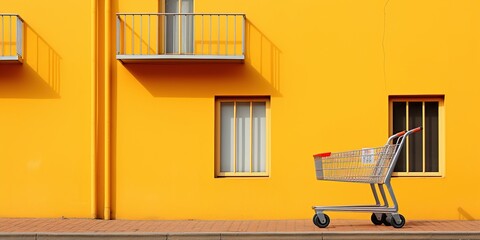 Canvas Print - cart in the city