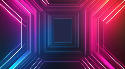 Wall Mural - neon dreams, a dark abstract backdrop featuring minimal neon accents, embodies a gaming aesthetic wi