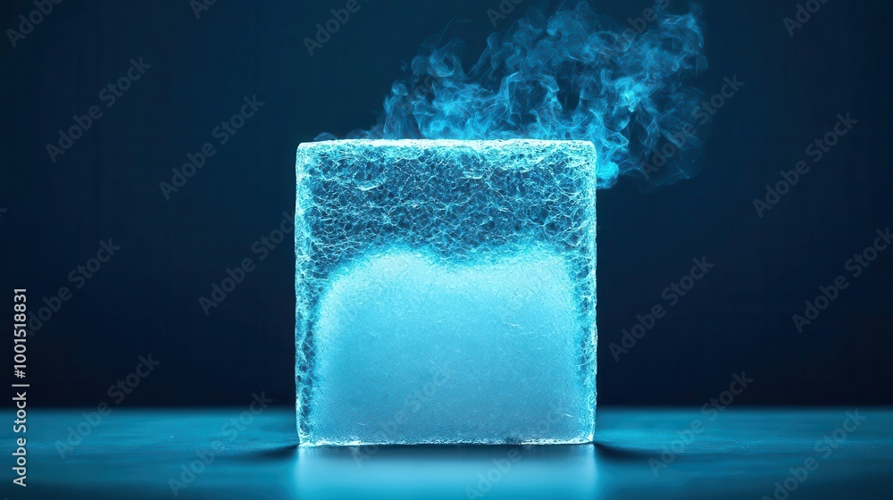 Low Density Example Visualization of an aerogel material with ultra-low density, Materials ...