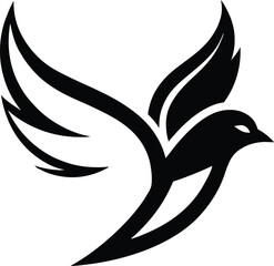 dove logo icon vector design