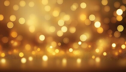 golden color blurred abstract background. yellow bokeh christmas blurred beautiful shiny christmas l