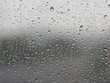© mabolo - Water Droplets on Glass During a Downpour