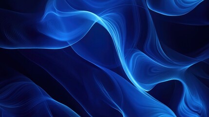 Wall Mural - Abstract Blue Waves