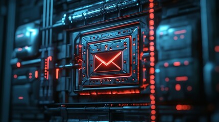 Leinwandbilder - Email AI Using Online Help Electronic mail security audit : Generative AI
