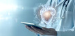 © Mahmud - Digital Healthcare Concept with Heart Hologram