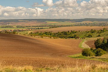 view over river Unstrut valley near Braunsroda