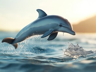 dolphin jumping out of water