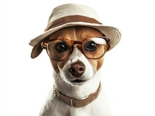 Wall Mural - dog wearing sunglasses