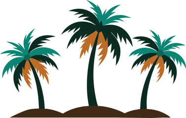 palm tree vector illustration design