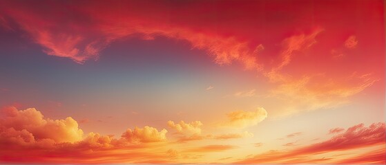 Wall Mural - Stunning Sunset Sky with Vibrant Colors