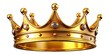 © Supittra - Royal golden crown isolated on a white background, symbol of power, luxury, and monarchy elegance