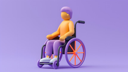 Sticker - Accessibility Icon Web Design 3D