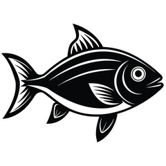 Fish vector logo icon design template