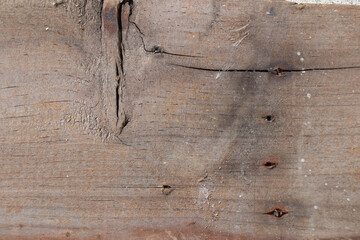 Old wooden texture for background that has natural cracks.