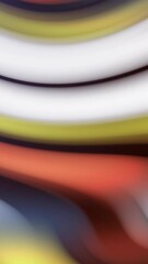 Wall Mural - abstract seamless loop motion of colorful blurred curved stripes. stock animation. twisted gradient 