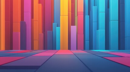 Wall Mural - Explore a vibrant urban cityscape filled with neon lights and hightech architecture, showcasing futuristic design elements.