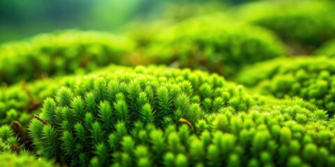 Close up of vibrant green moss, Moss, close up, green, nature, texture, macro, plant, background, soft, delicate, growth