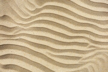 Poster - Close-up of wavy sand