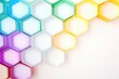 © art - Futuristic geometric organic pattern background wallpaper with copy space