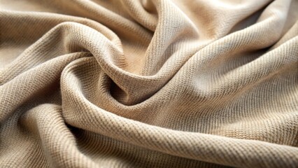 Close-up of a soft and textured cloth material, fabric, textile, pattern, material, texture, background, close-up, macro, soft