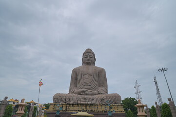 the great buddha statue, Bodh gaya, Bihar, India