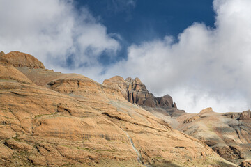 Wall Mural - Day one of the journey around Mount Kailash on a sunny day