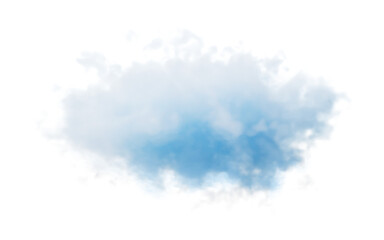 Wall Mural - Isolated soft cloud, 3d rendering.