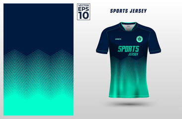 t-shirt sport jersey design template with geometric line pattern background. sport uniform in front 