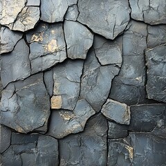 Canvas Print - Abstract Stone Texture:  A Close-Up View of Nature's Art