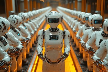 A Line of Robots