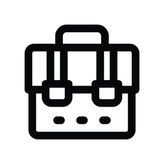 briefcase icon. vector line icon for your website, mobile, presentation, and logo design.