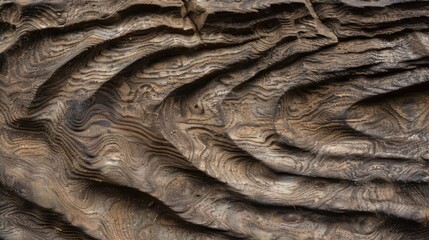 Canvas Print - Detailed texture of weathered wood grain