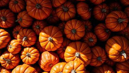 Wall Mural - Close-up of Pumpkins