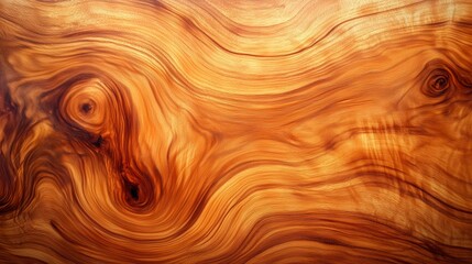 Wall Mural - A wooden surface with a brownish hue. The wood grain is visible, and the surface appears to be textured. Scene is warm and inviting, with the wood grain adding a sense of natural beauty