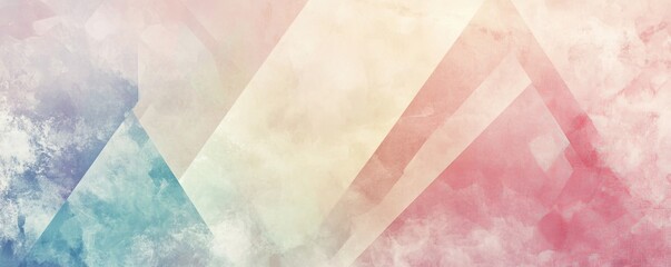 abstract geometric background with pastel colors