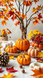 © Rysak - Autumnal Still Life with Pumpkins and Fall Foliage