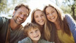 © halo - Portrait of a happy family.