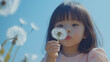 © 인혜 갈 - girl blowing dandelion
