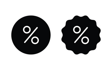 Poster - discount tag icon, percentage icon