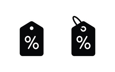 Poster - discount tag icon, percentage icon