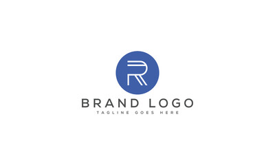 letter R logo design vector template design for brand.