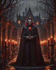 Canvas Print - Spooky Vampire