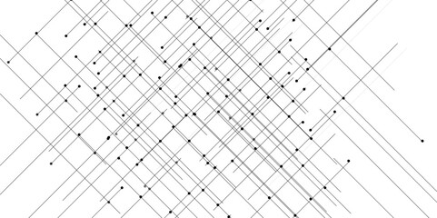 Poster - Abstract lines in grey and white tone of many squares and rectangle shapes on white background. Metal grid isolated on the white background. nervures grey abstract perspective Random chaotic.	
