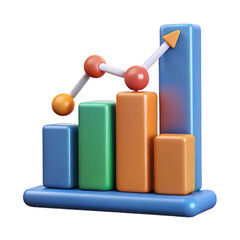 Performance measurement  3d cartoon style illustration