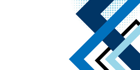 Wall Mural - Modern blue,white abstract presentation background with corporate concept with copy space.Abstract geometric blue and white color background.Vector, illustration.Design for Corporate Business Template