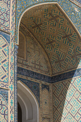 Wall Mural - Inner courtyard of the Kalyan Mosque in Bukhara