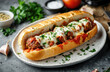 © adince - Comforting Meatball Sub with Marinara Sauce and Melted Cheese for a Hearty Meal