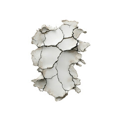  Cracked White Surface Texture