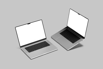 Laptop Screen Blank Mockup